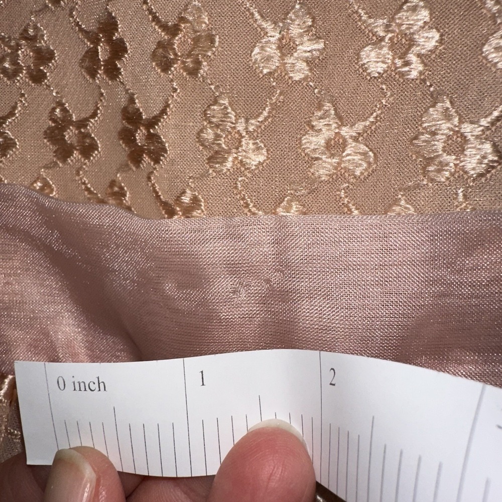 Vintage Sweet N Sassy Dress Peach Ruffles 80s 1980s Layered Pageant Cottagecore - Picture 10 of 16